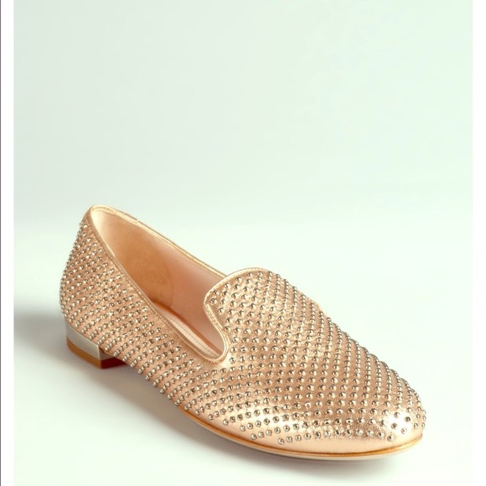 Miu Miu crystal embellished loafer